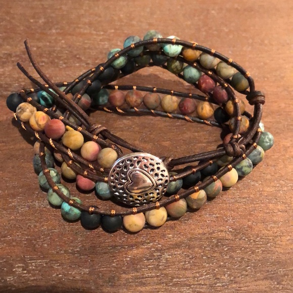 Vintage Leather Bracelet - Picture 3 of 6